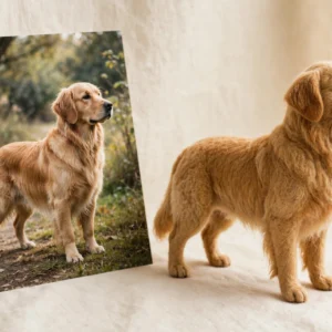 Custom Needle Felted Full-body Dog/Cat Portrait - Lifelike 3D Memorial